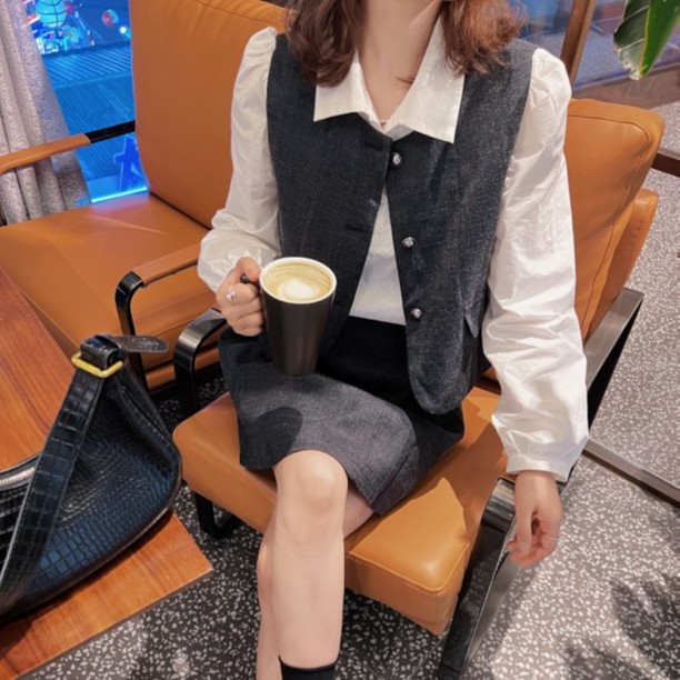 气质显瘦小香三件套