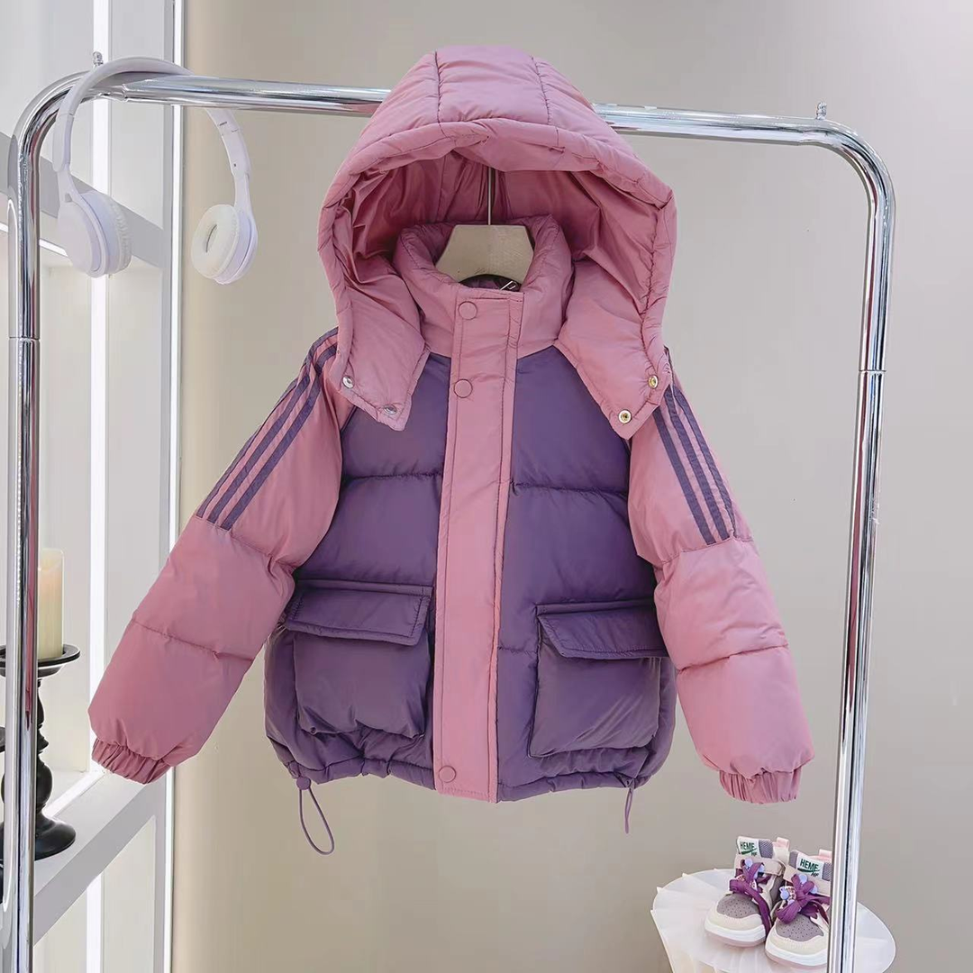 品巴拉巴拉女童羽绒服冬装款洋气儿童冬季加厚外套中大童保暖