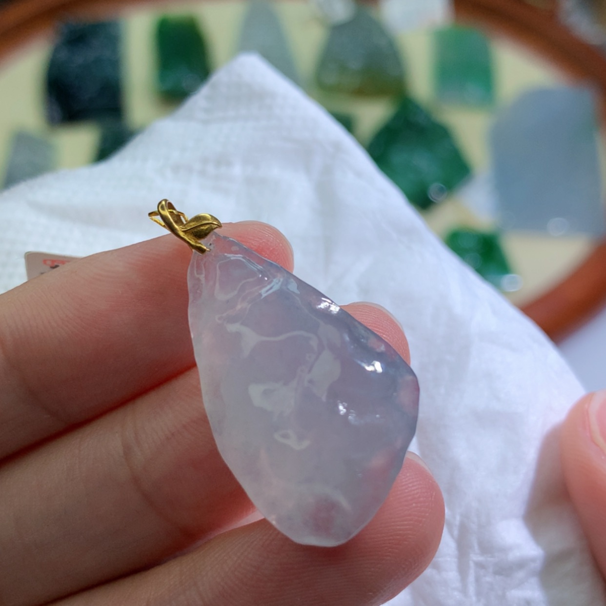 【闪购商品】翡翠吊坠(不含链)未镶嵌 4339