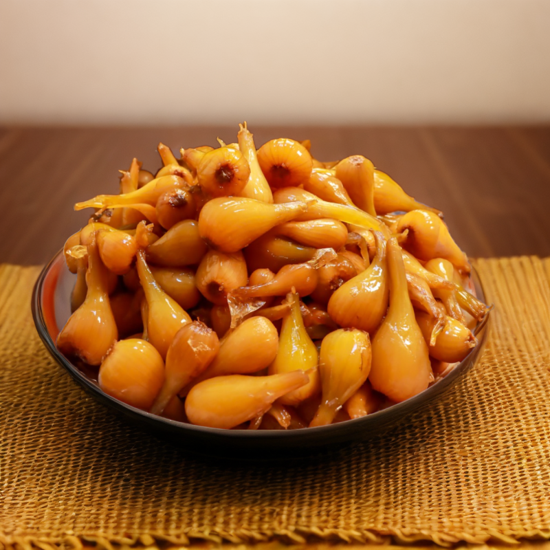 【永新特产】醋榨毛葱子永新老乡纯手工制做江西特产地道毛葱小零食