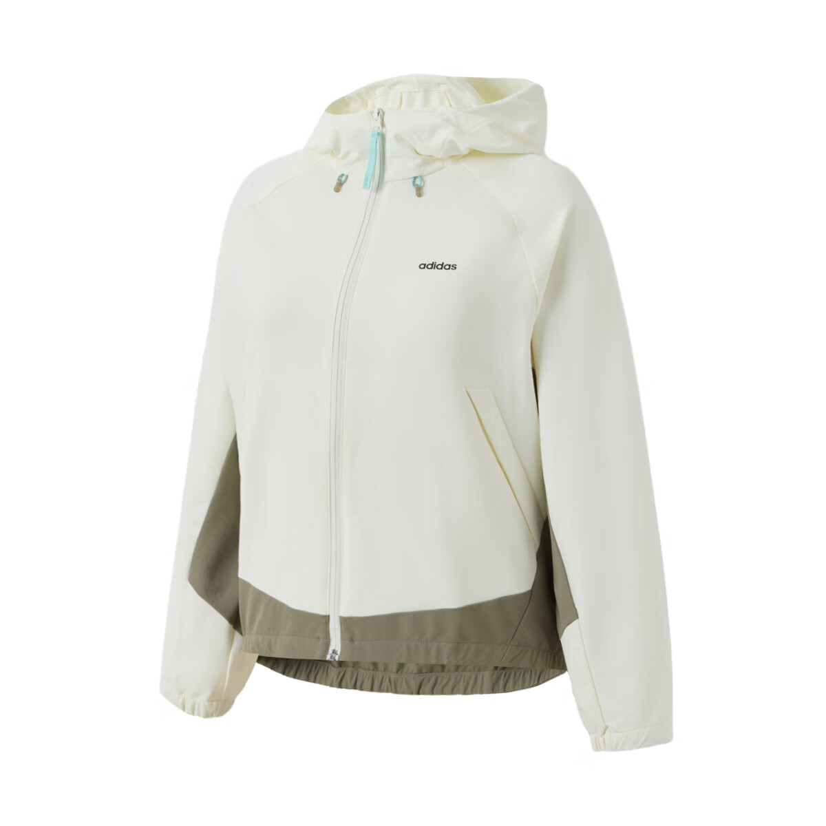 adidas/阿迪达斯冲锋夹克秋冬季新款男士运动休闲连帽外套JL9843