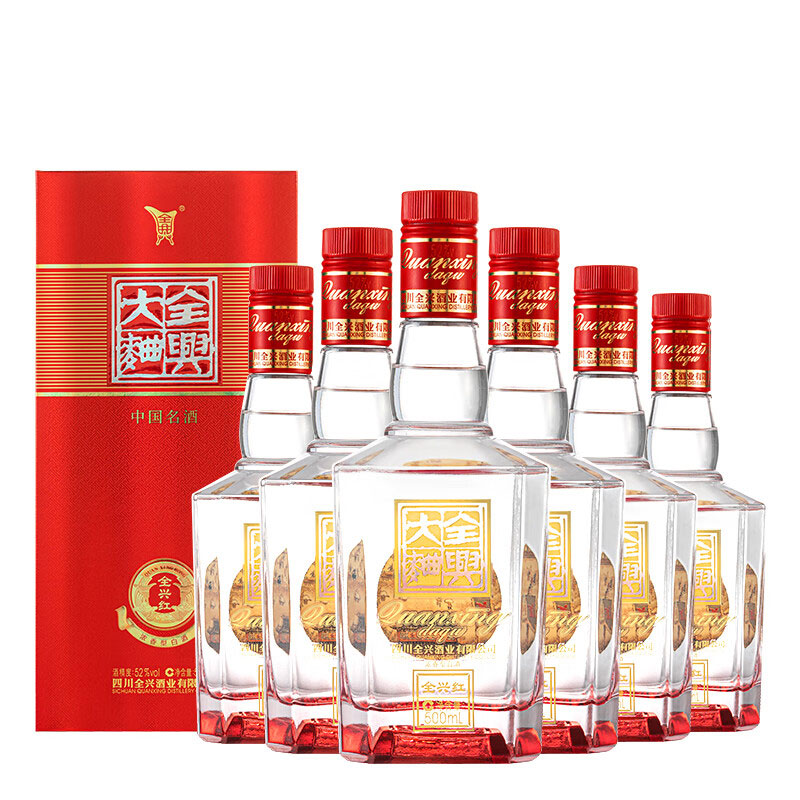 SC全兴红整箱白酒2