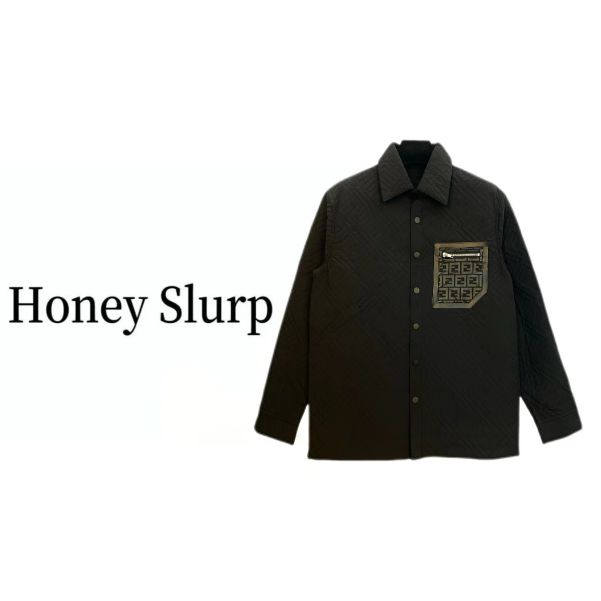 【小老板专享】2855Honey Slurp秋冬设计感纯色休闲外套