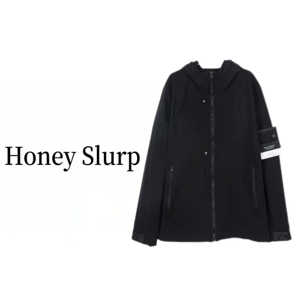 【MM专享】2246纯色机能风拉链连帽户外长袖连帽外套2246