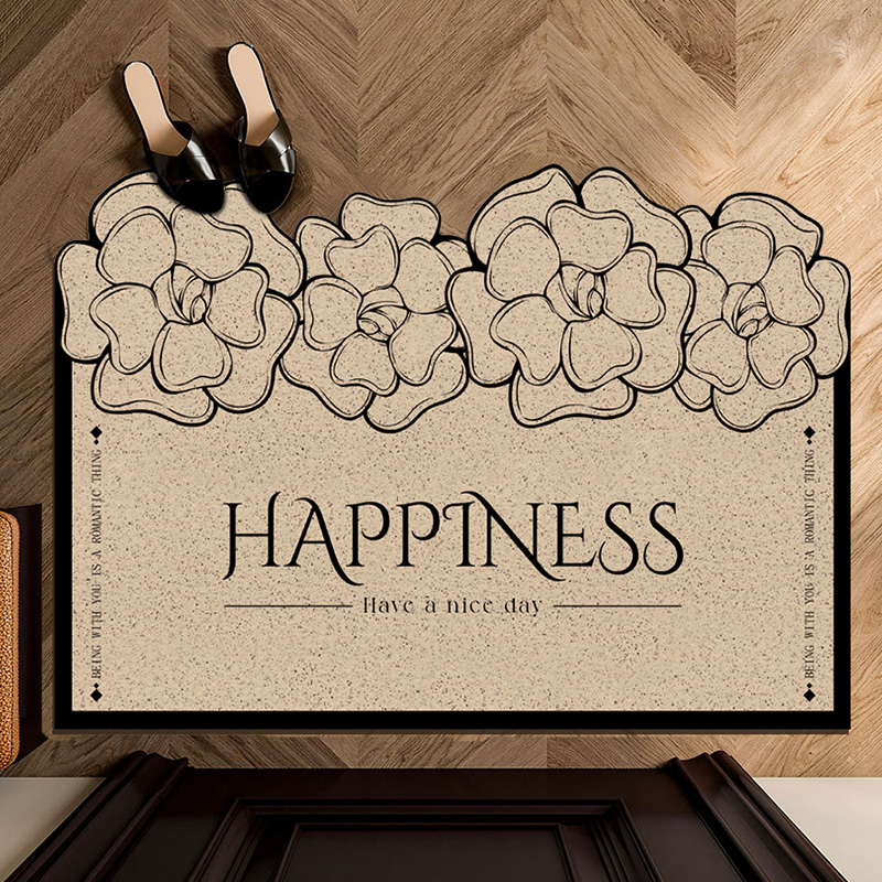 小香风入户门地垫家用进门门口玄关脚垫耐脏裁剪蹭土丝圈门厅地毯