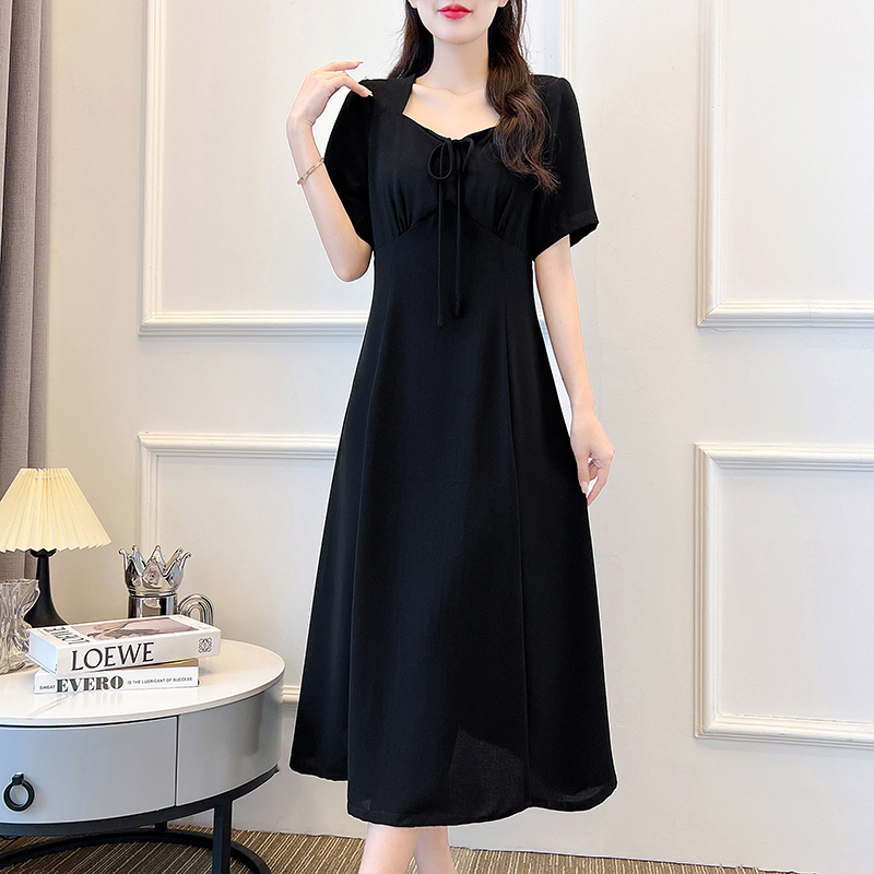 35003大码女装2023夏新款品质大码仙女连衣裙显瘦100-200斤