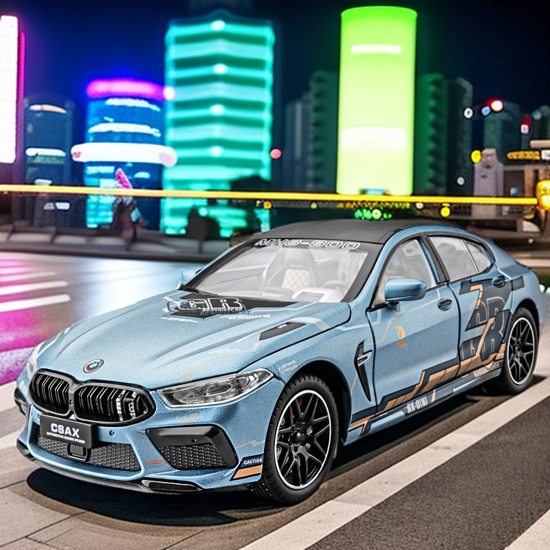 【新品涂装款】1:24宝马M8性能车M-POWER合金车模摆件礼品