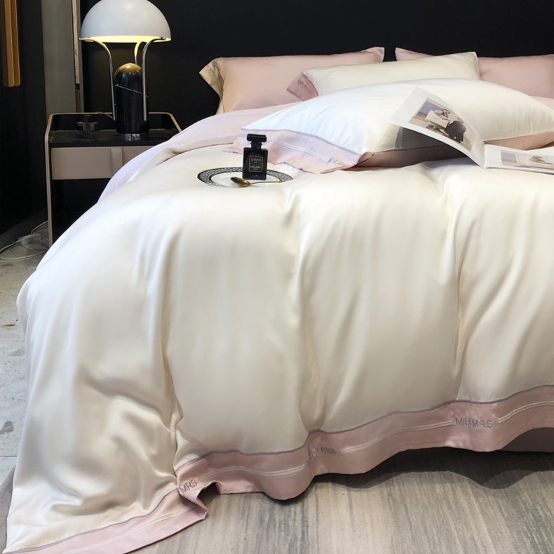 喜兹 安迪 高支数全棉四件套全棉纯棉丝滑轻奢简约床单被套床品