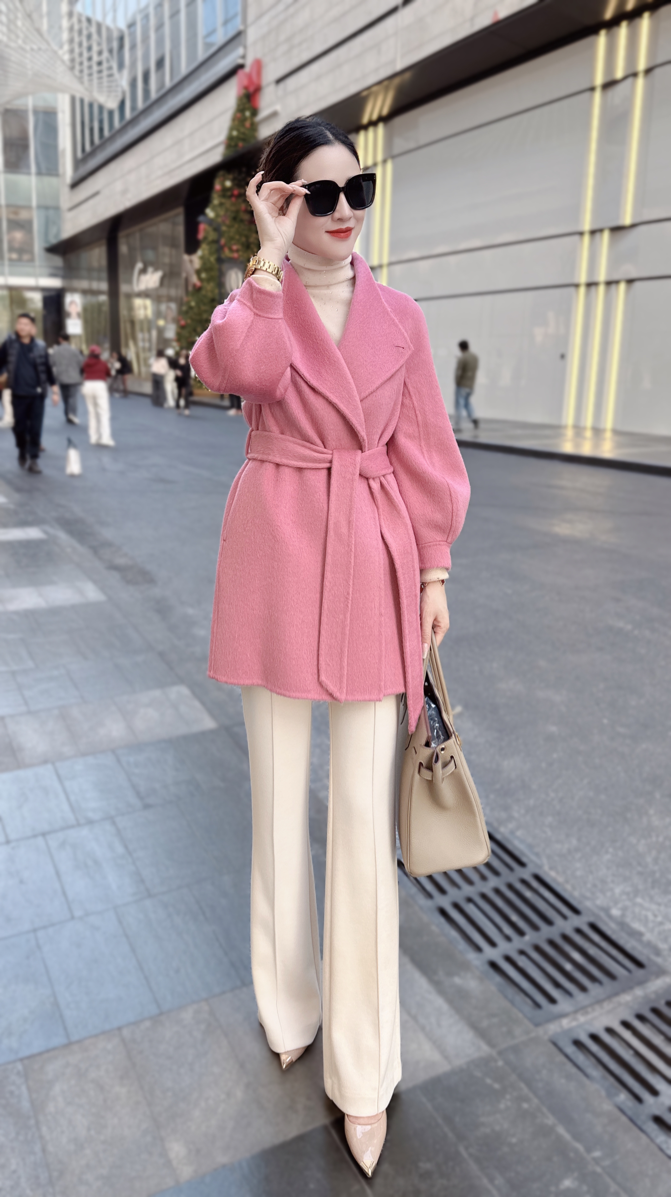 [GDL]小七高定2025秋冬新款气质女人味双面手工大衣