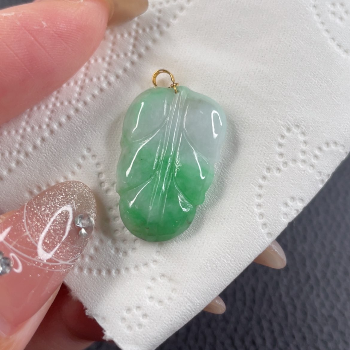 【闪购商品】翡翠颈饰18K金镶嵌