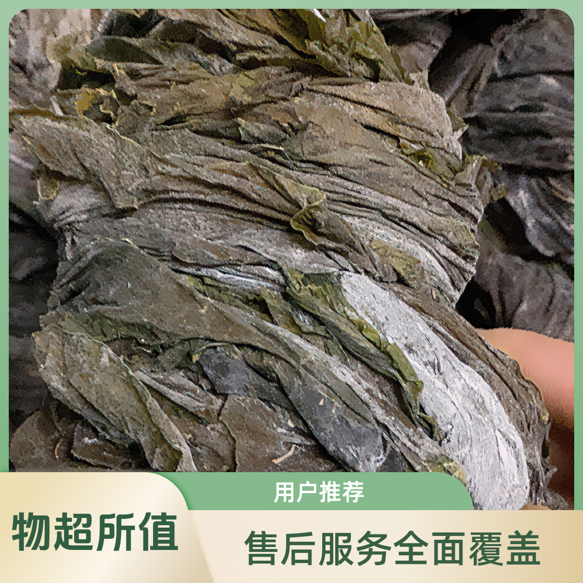 无盐无沙干海带煲汤凉拌鲜美干货海带头干货特级厚专用营养
