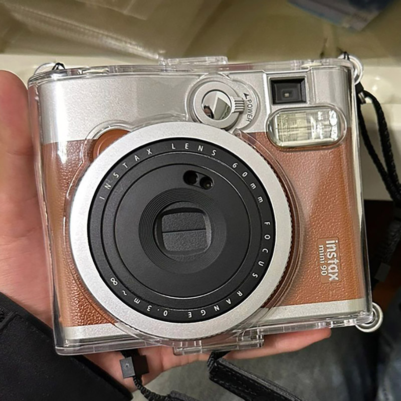 【mini90透明外壳】instax水晶壳拍立得硬壳相机保护壳壳子配件