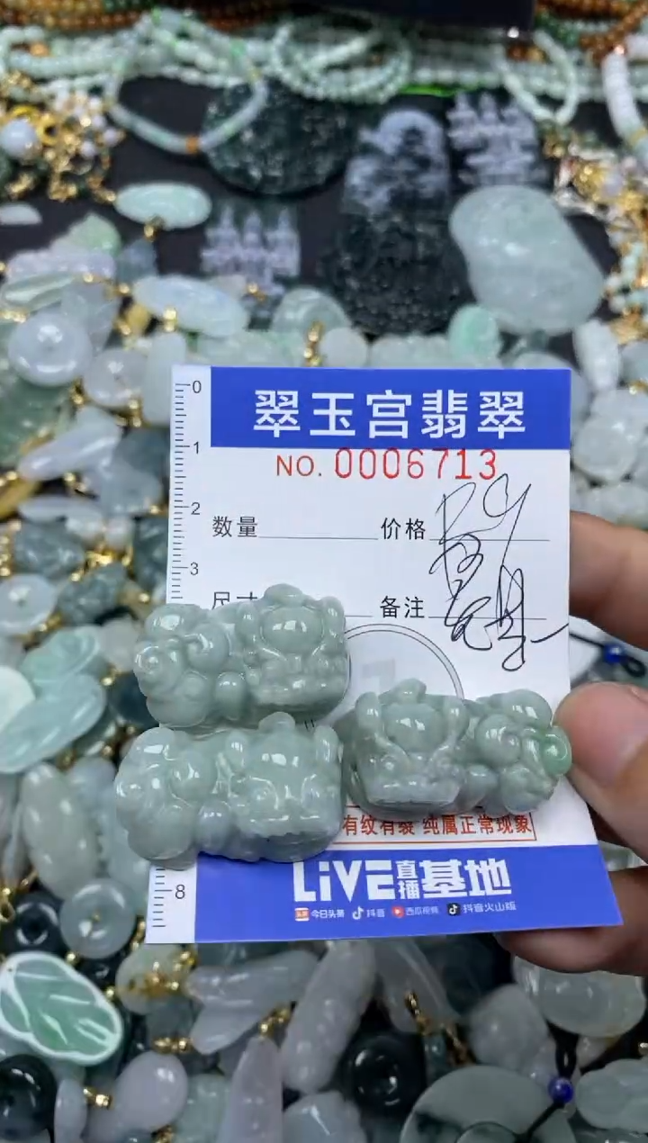 【闪购商品】翡翠颈饰未镶嵌0006713多样性发其一