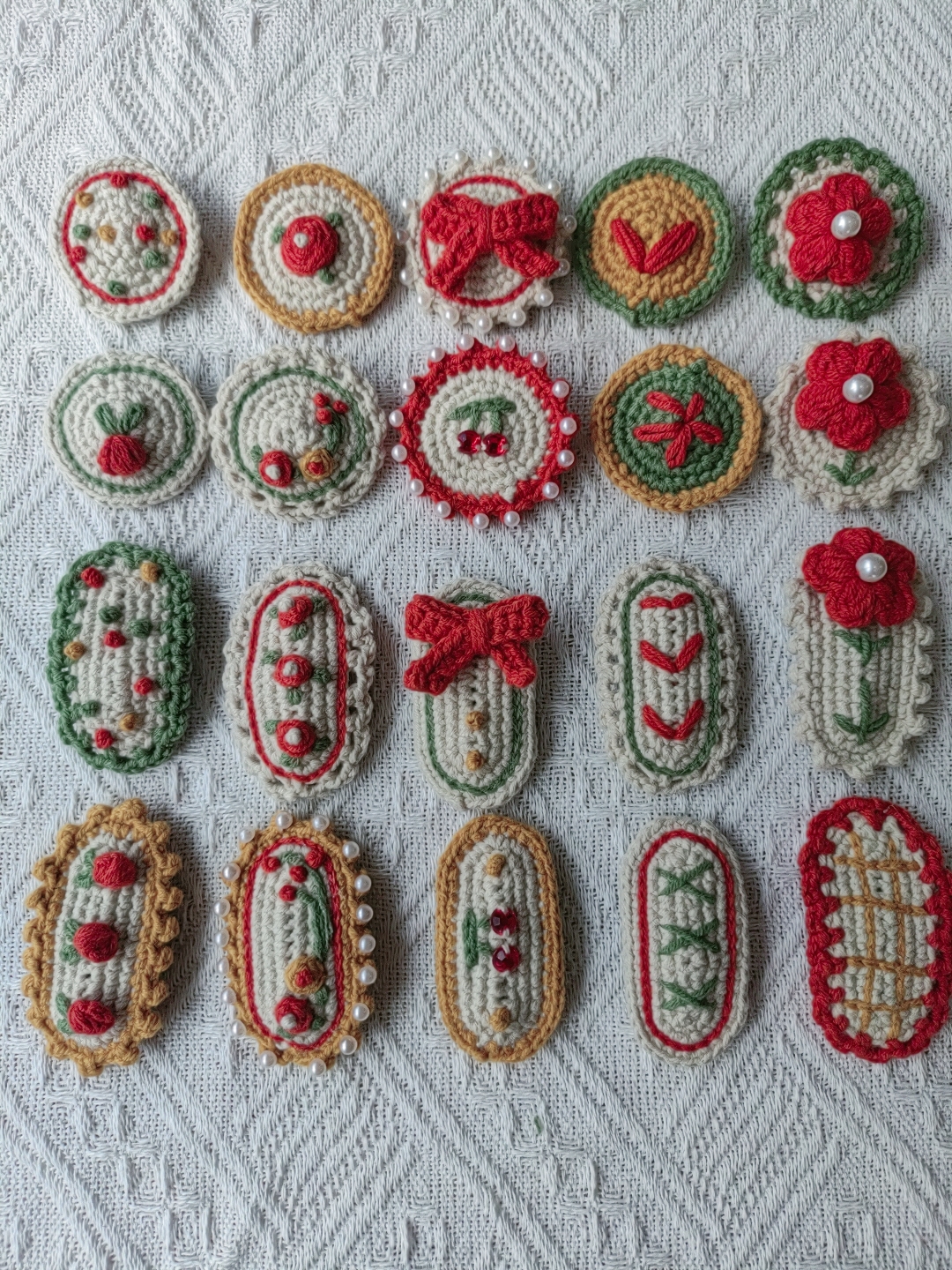 【直播间选款专用链接】纯手工钩织编织发卡挂件公仔礼品成品