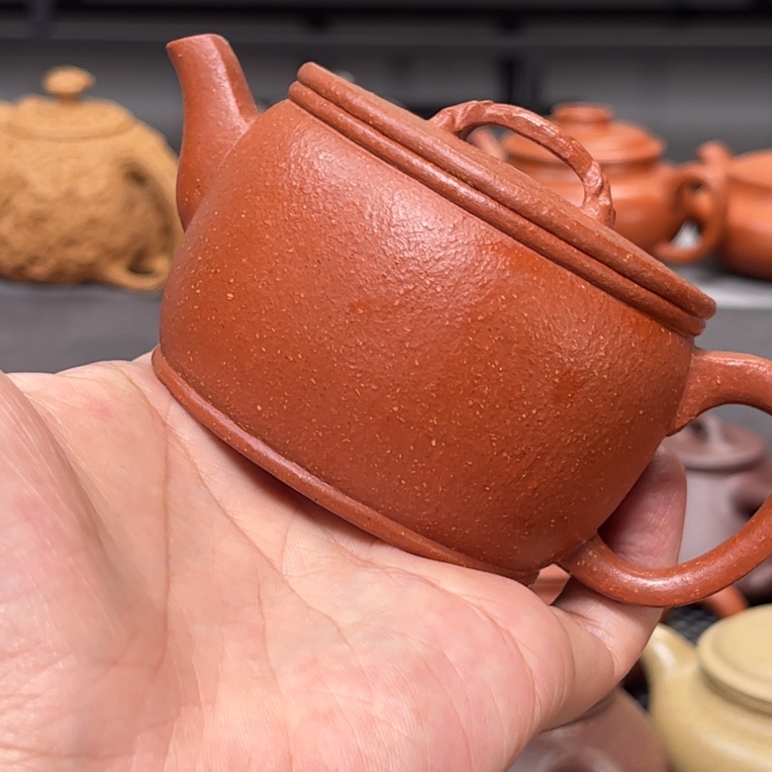 紫砂茶壶红降坡紫砂艺术茶具