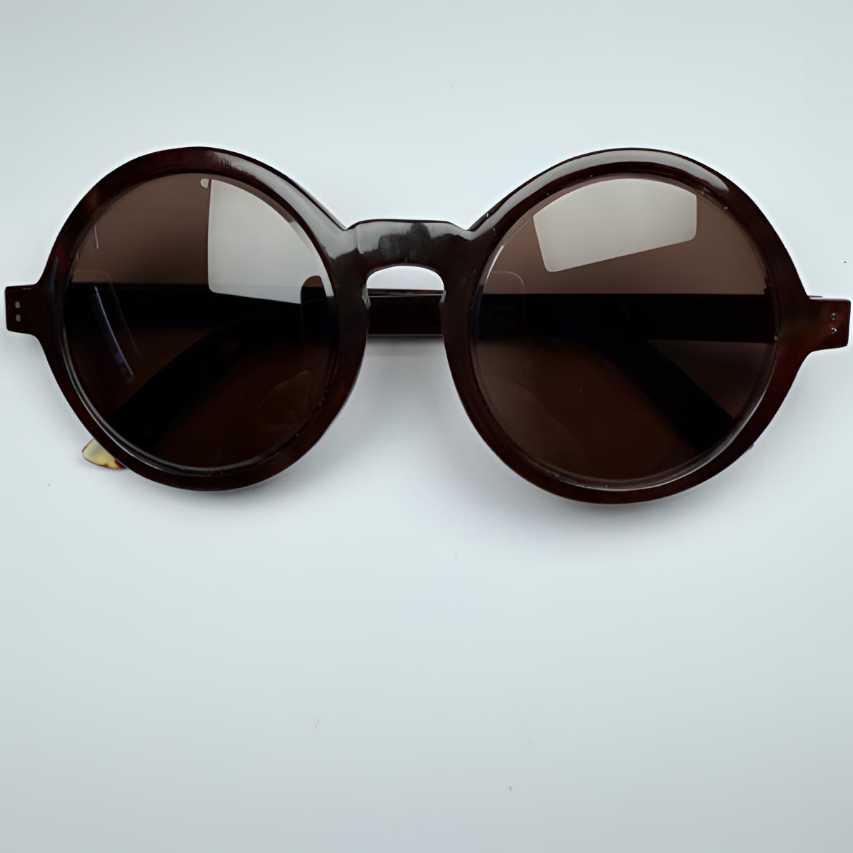 遮阳水晶茶色眼镜东海水晶眼镜偏光眼镜时尚眼镜太阳镜护目镜