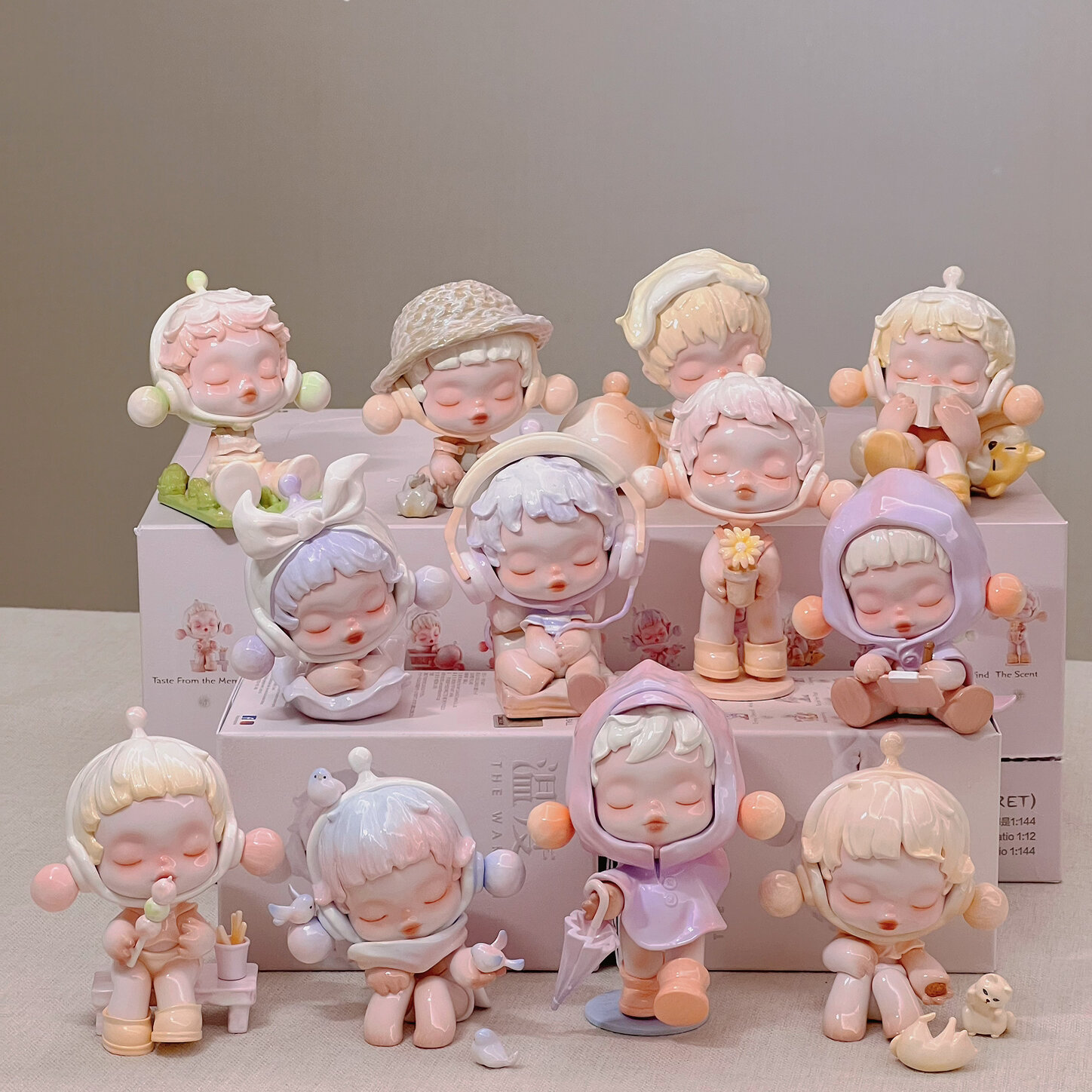 【现场拆】晴天国版.温度系列潮玩手办