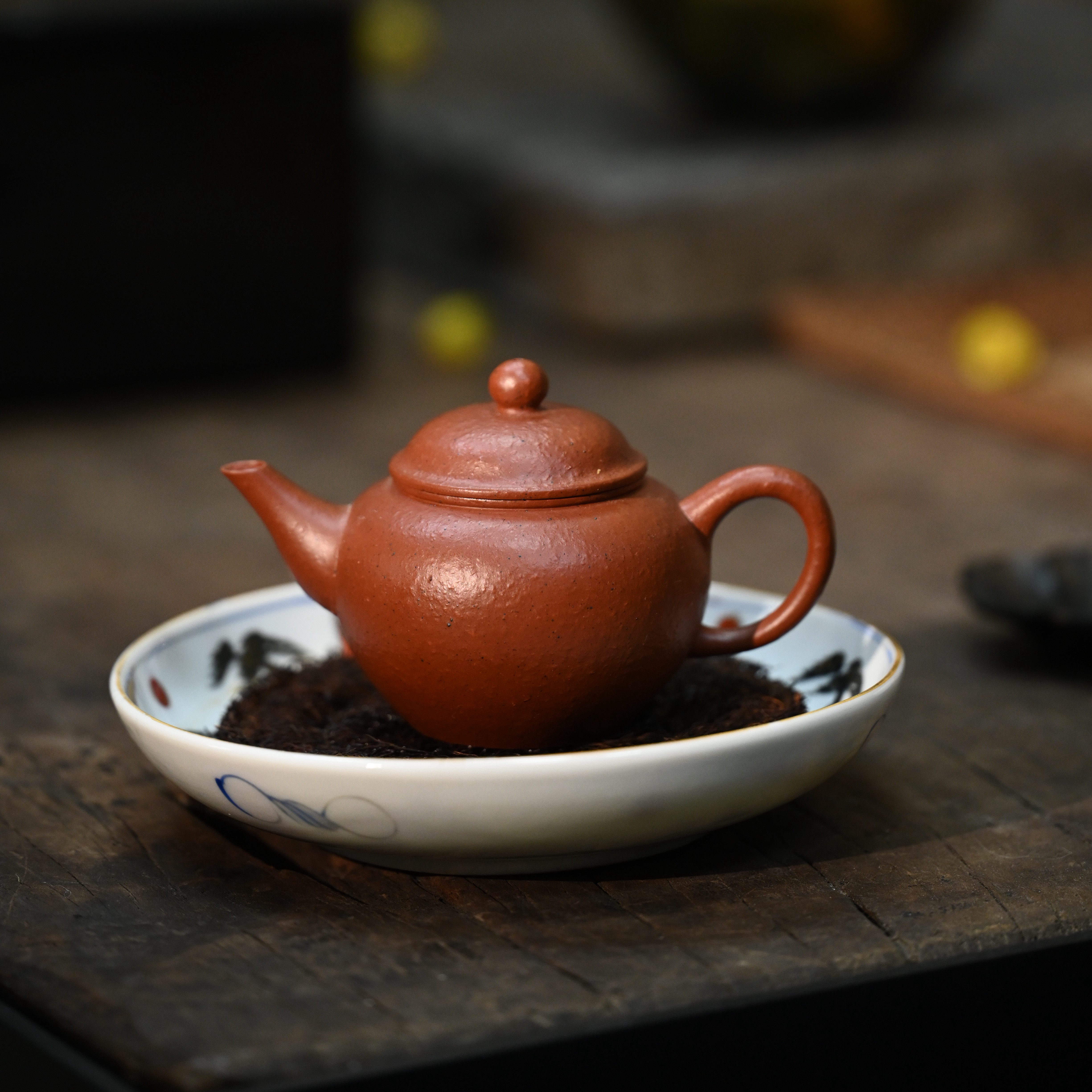 NO退换摹古8目通粉赵庄朱泥鸽嘴水平壶150cc独孔