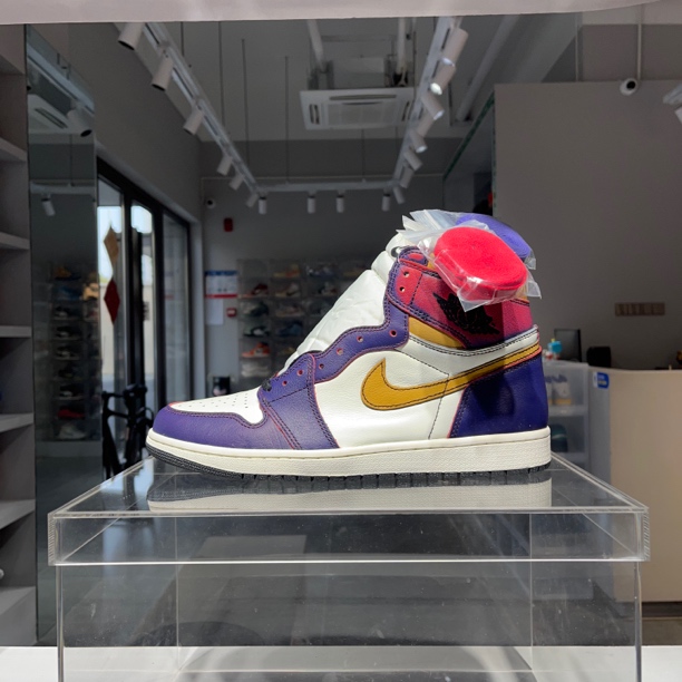 45码 aj1湖人 刮刮乐 全新原盒 45码 球鞋