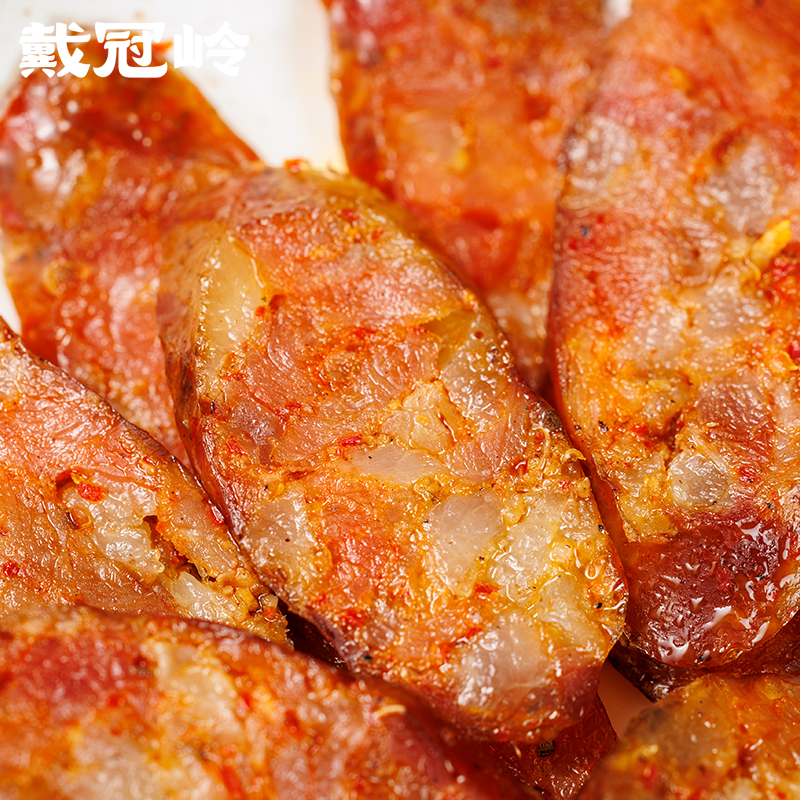 四川巴中平昌正宗农村土猪肉烟熏手工广味麻辣香肠