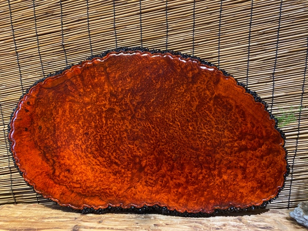 缅甸花梨干泡台茶具套装家用茶台一杯一壶尺寸75*43*1.5