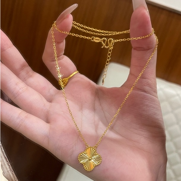 钛钢项链 时尚精美五花项链M扣