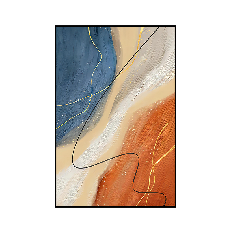 优品- 【烟火痕迹】现代简约客厅挂画沙发背墙落地装饰画