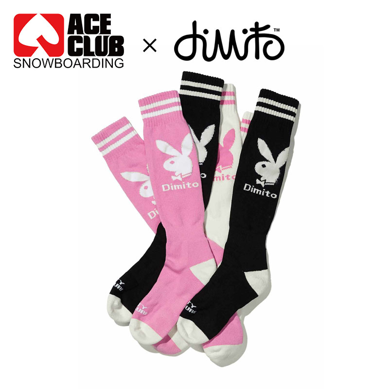 【直播特卖】W24 Dimito&palyboy联名款单板滑冬季长款滑雪袜