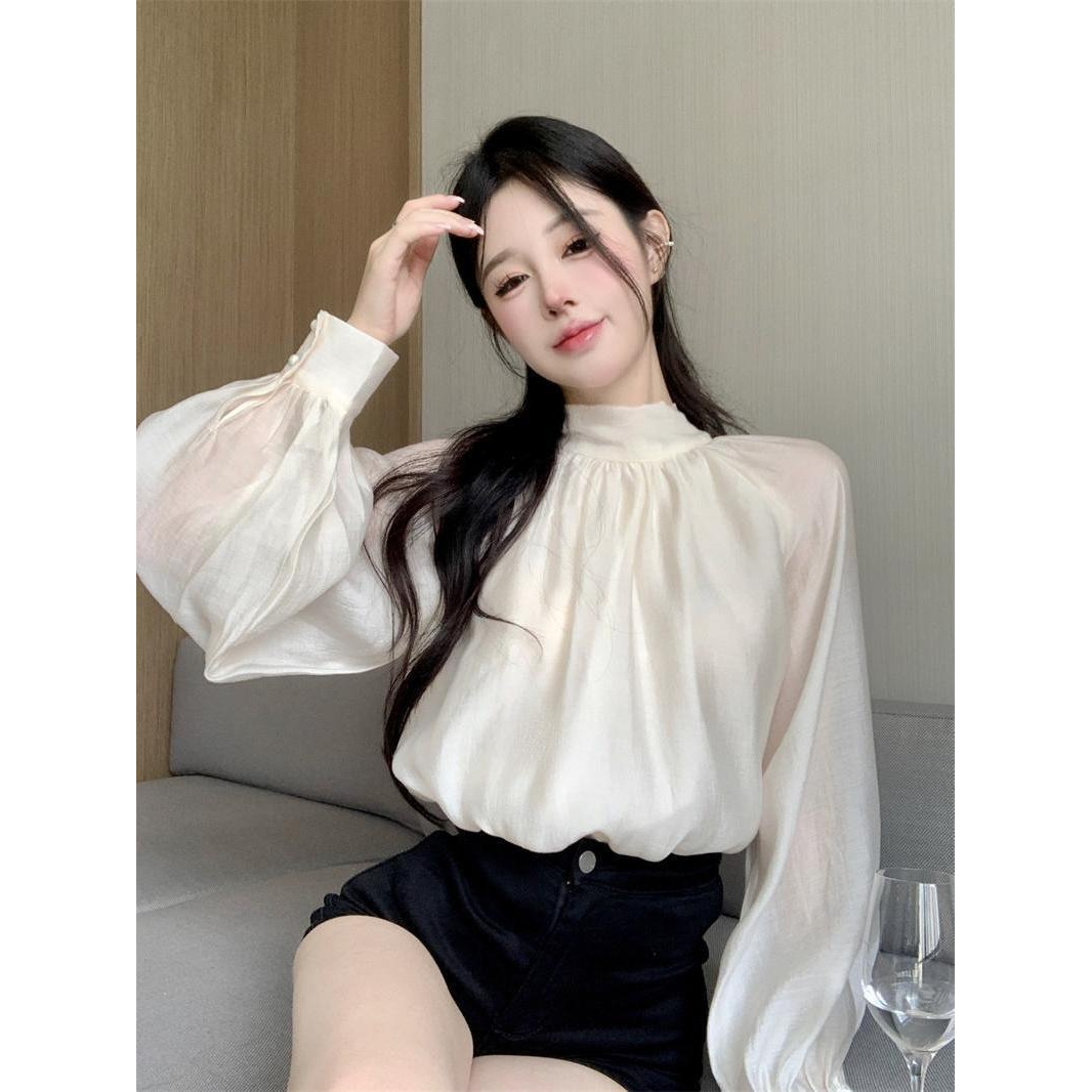 小香风气质蝴蝶结绑带衬衫女装秋季新款小众优雅长袖上衣
