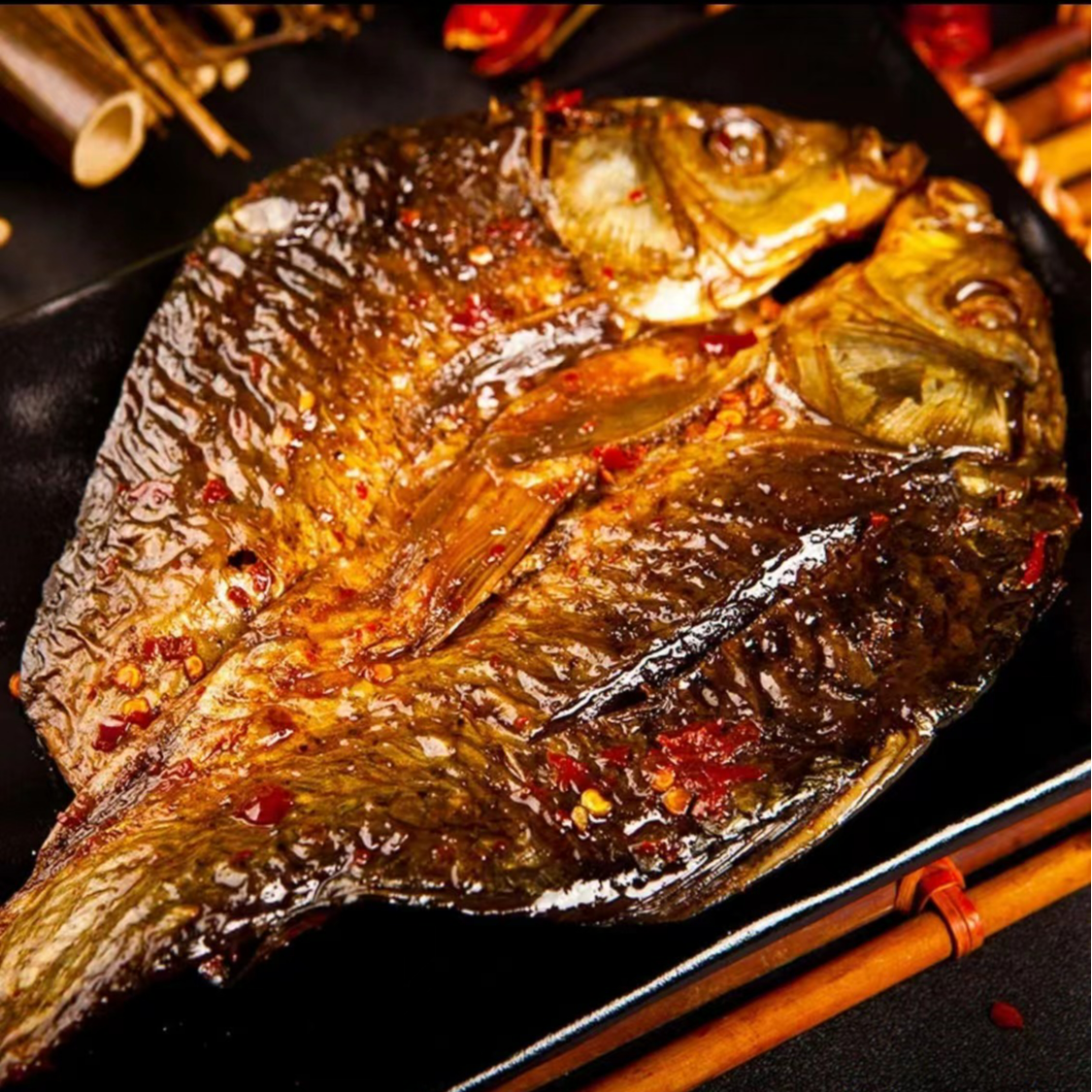 湖南特产手撕酱板鱼130克鳊鱼武昌鱼香辣即食活鱼制作湘味制品L