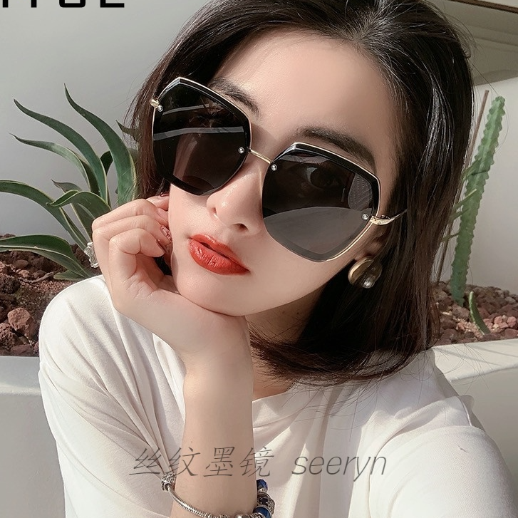 太阳镜女夏季防紫外线偏光眼镜大圆脸网红2024年新款时尚韩版墨镜