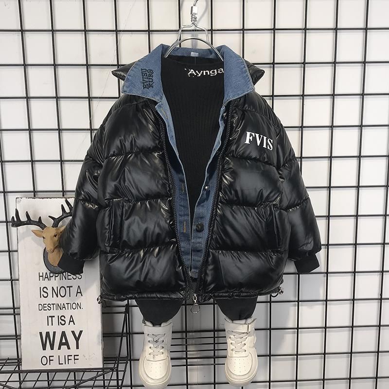 童装潮款Y童装男童服冬装外套男孩新款加厚保暖袄儿童洋气冬季羽