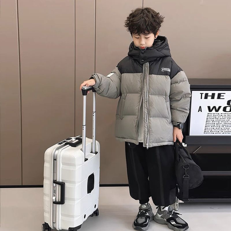 童装潮款Y男童冬装袄新款冬款儿童羽绒服大童男孩衣加厚冬季外套