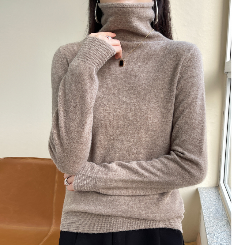 高领打底衫女内搭高级感秋冬羊绒衫2025爆款洋气高领毛衣针织衫