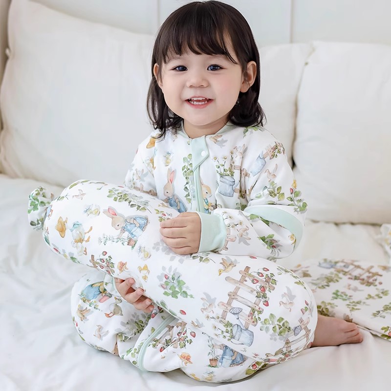 儿童神器双层防踢糖果枕婴幼儿安抚枕透气靠背枕新生儿婴儿侧睡枕