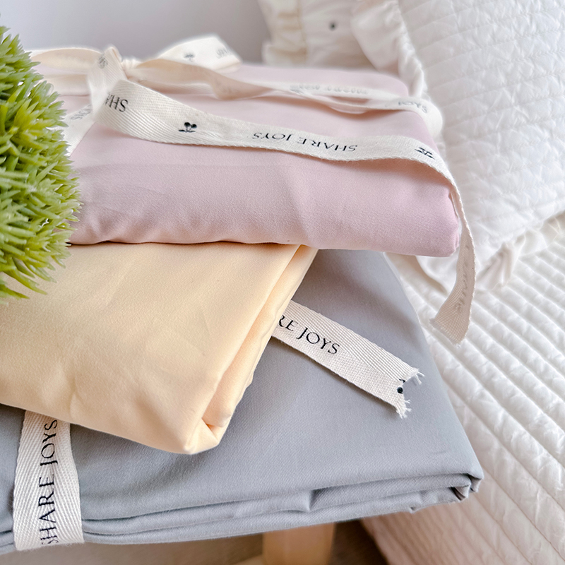 全棉磨毛奶油兔同款枕套单件床单床单单件纯色2025