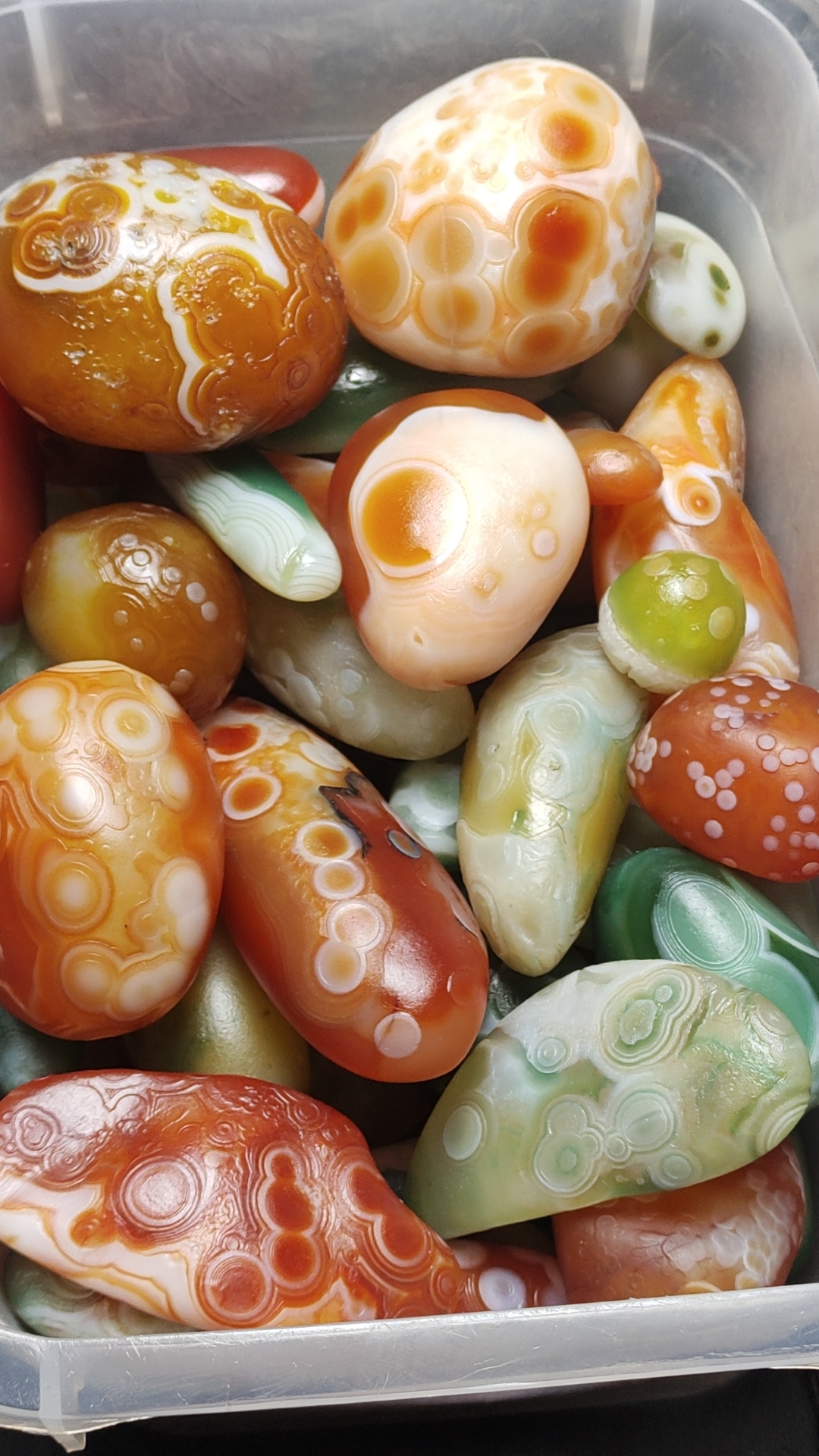 天然花眼石家居饰品