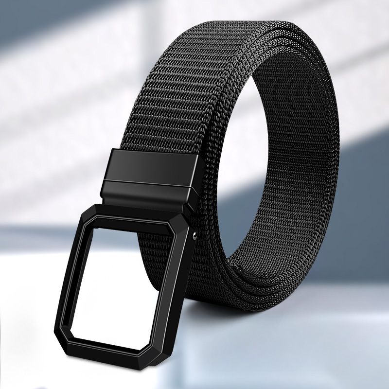 新款速干腰带男自动扣休闲无牙皮带时尚腰带