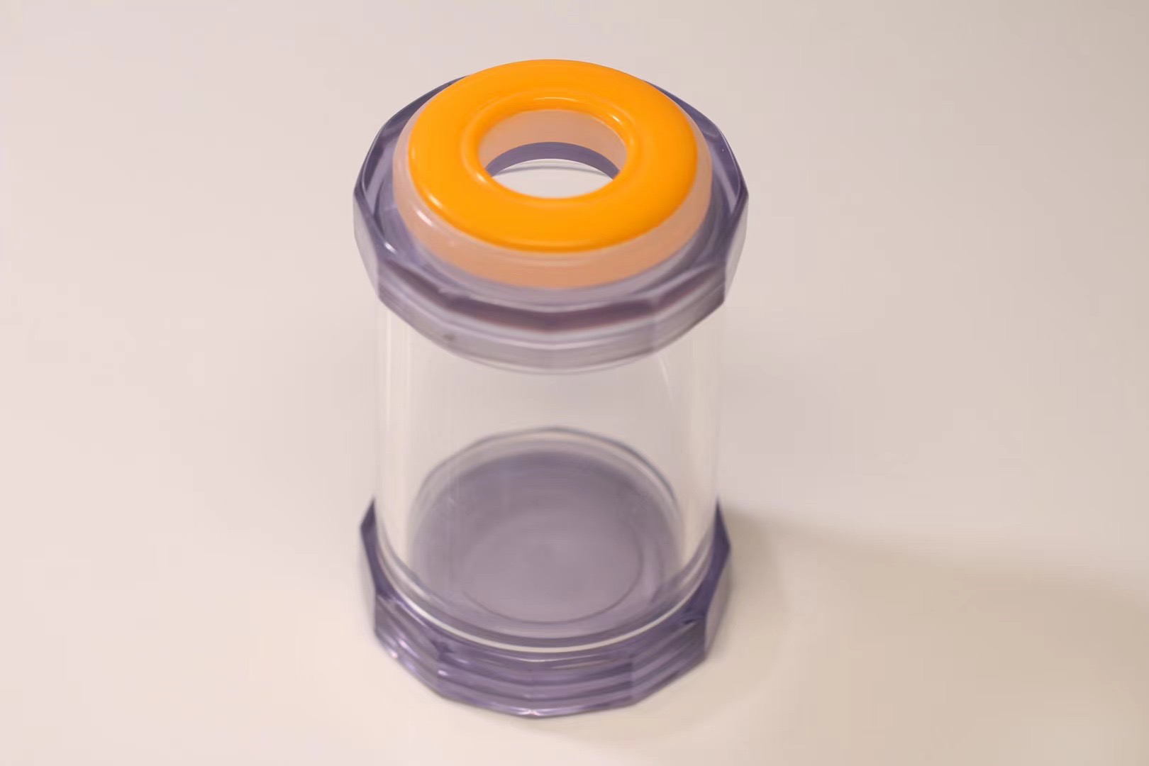 海派名家李勇冰蓝十二棱60蝈蝈罐 高10cm直径6cm 