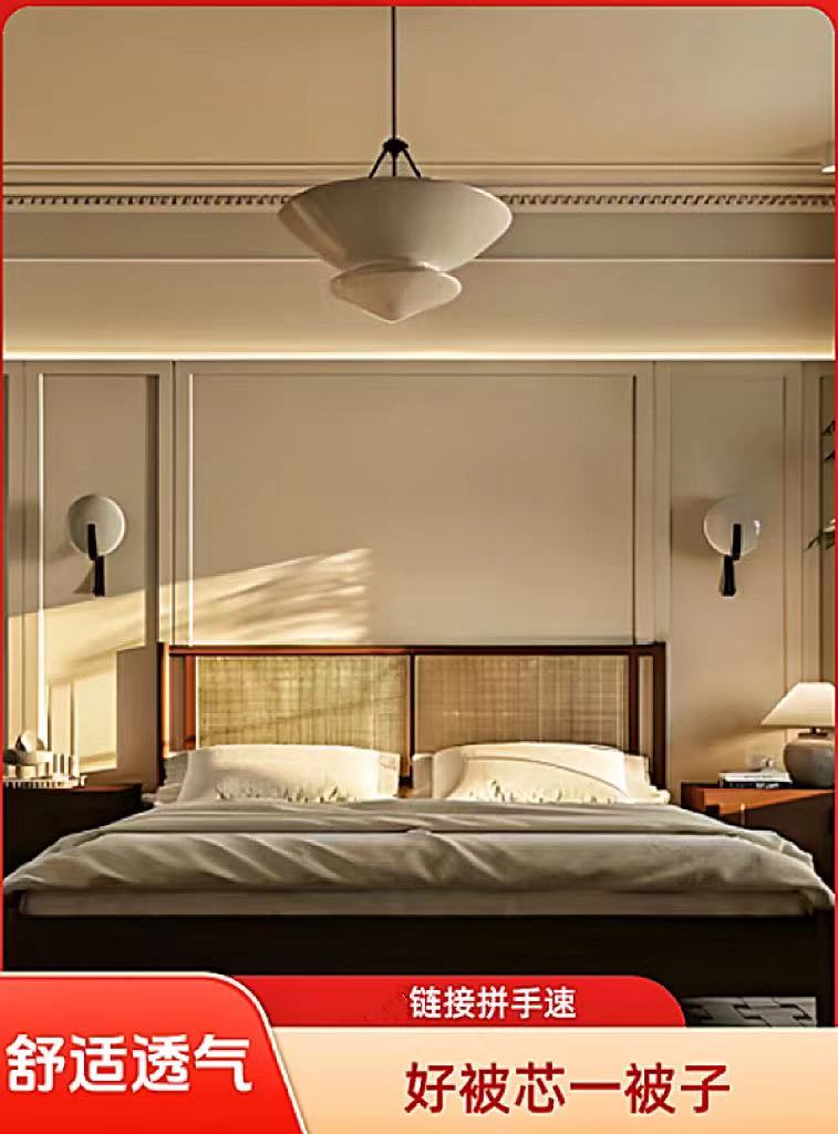 官方正品蚕阿婆-满天星纯蚕丝子母被带防伪标识支持扫码验证