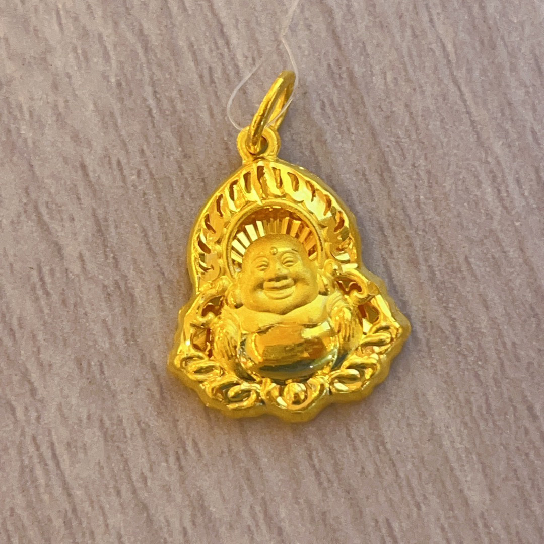 足金大肚火焰佛（508元包工费）