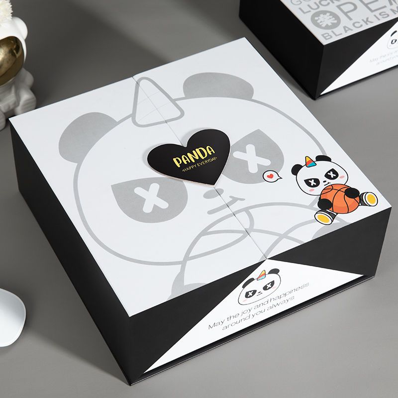 礼物盒高级感仪式感生日礼盒空盒子围巾礼品盒包装盒送男生款轻奢