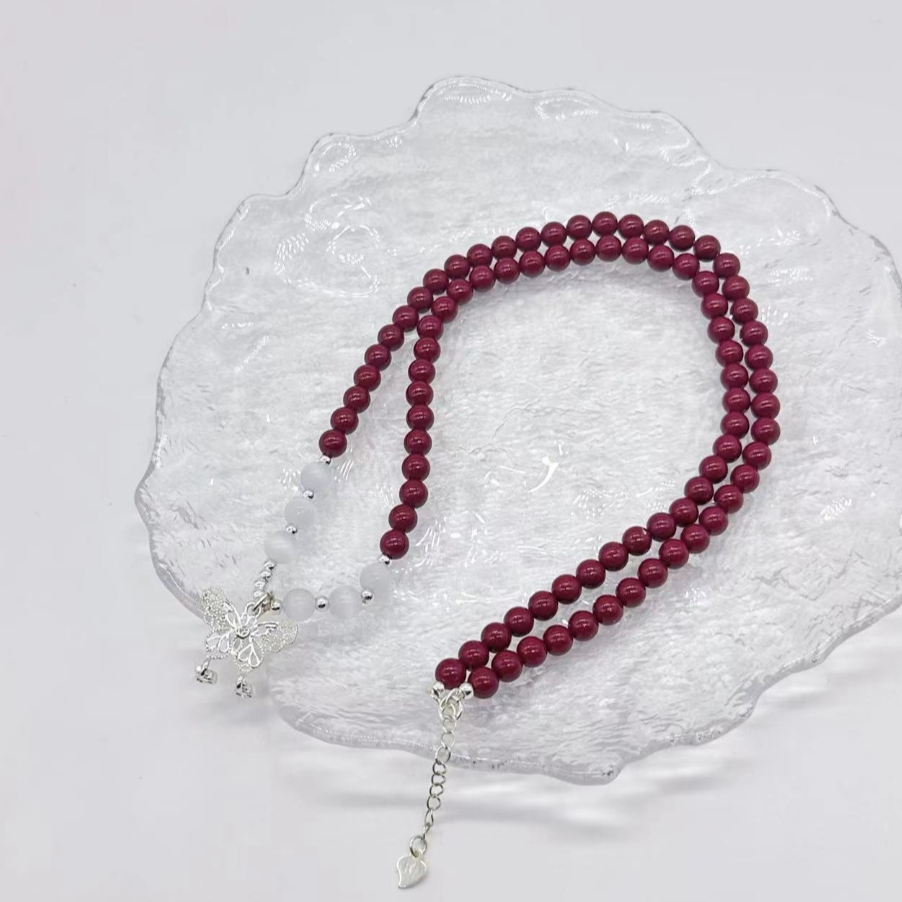 合金项链 夏词|蝴蝶项链Z64YYY1276C