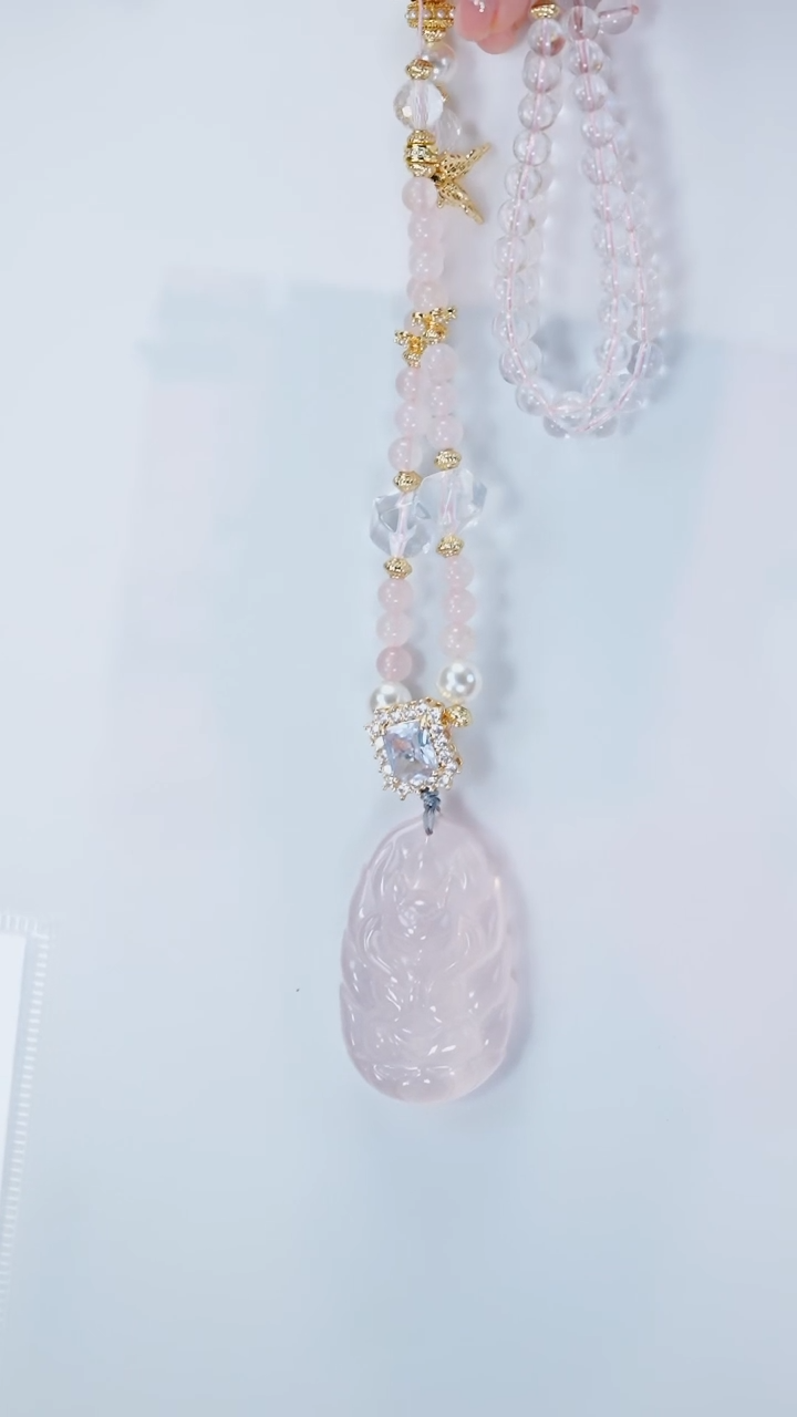 【闪购商品】水晶项链未镶嵌九尾项链9999