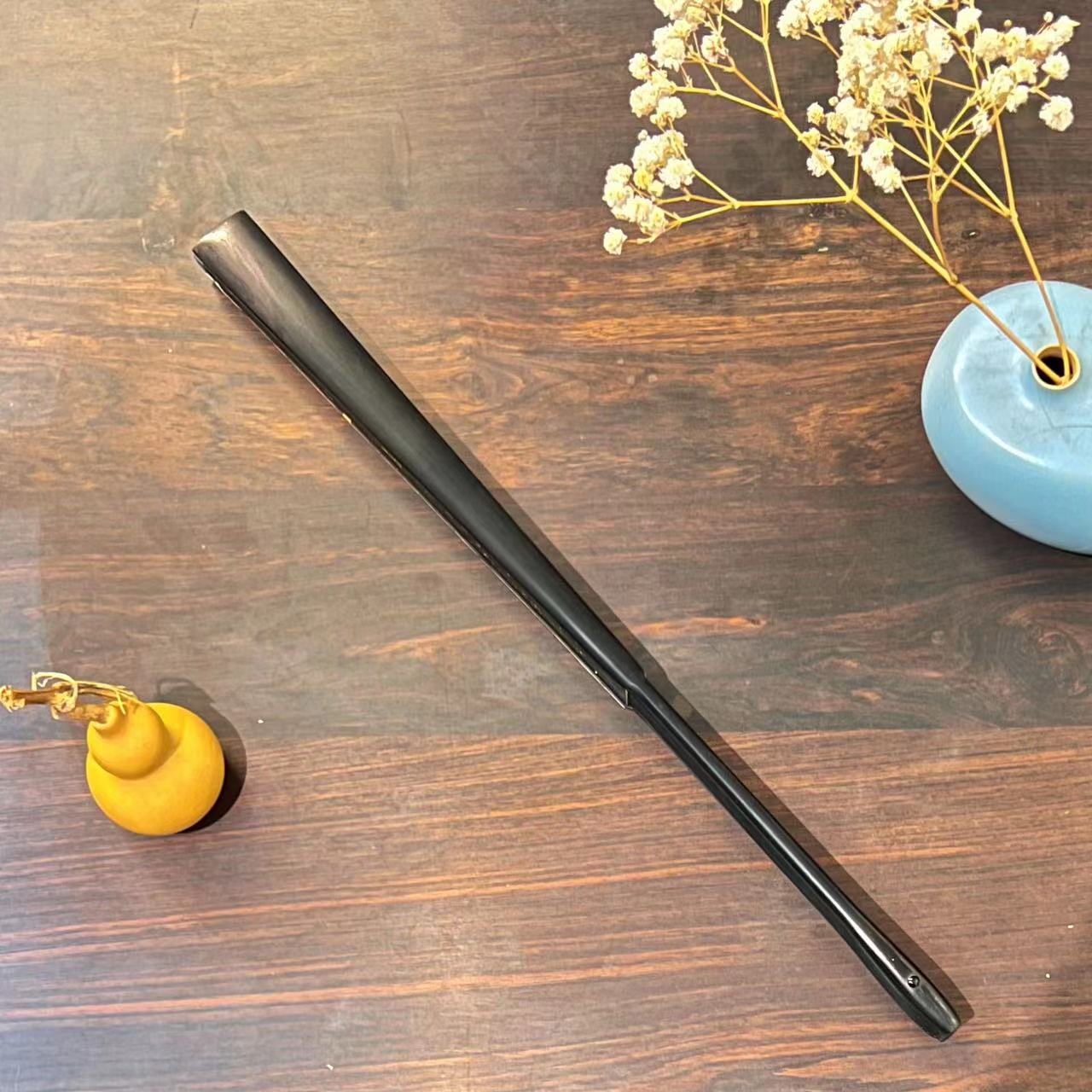 赵灿手制 全乌木折扇 文人文玩苏扇 默认不粘扇面