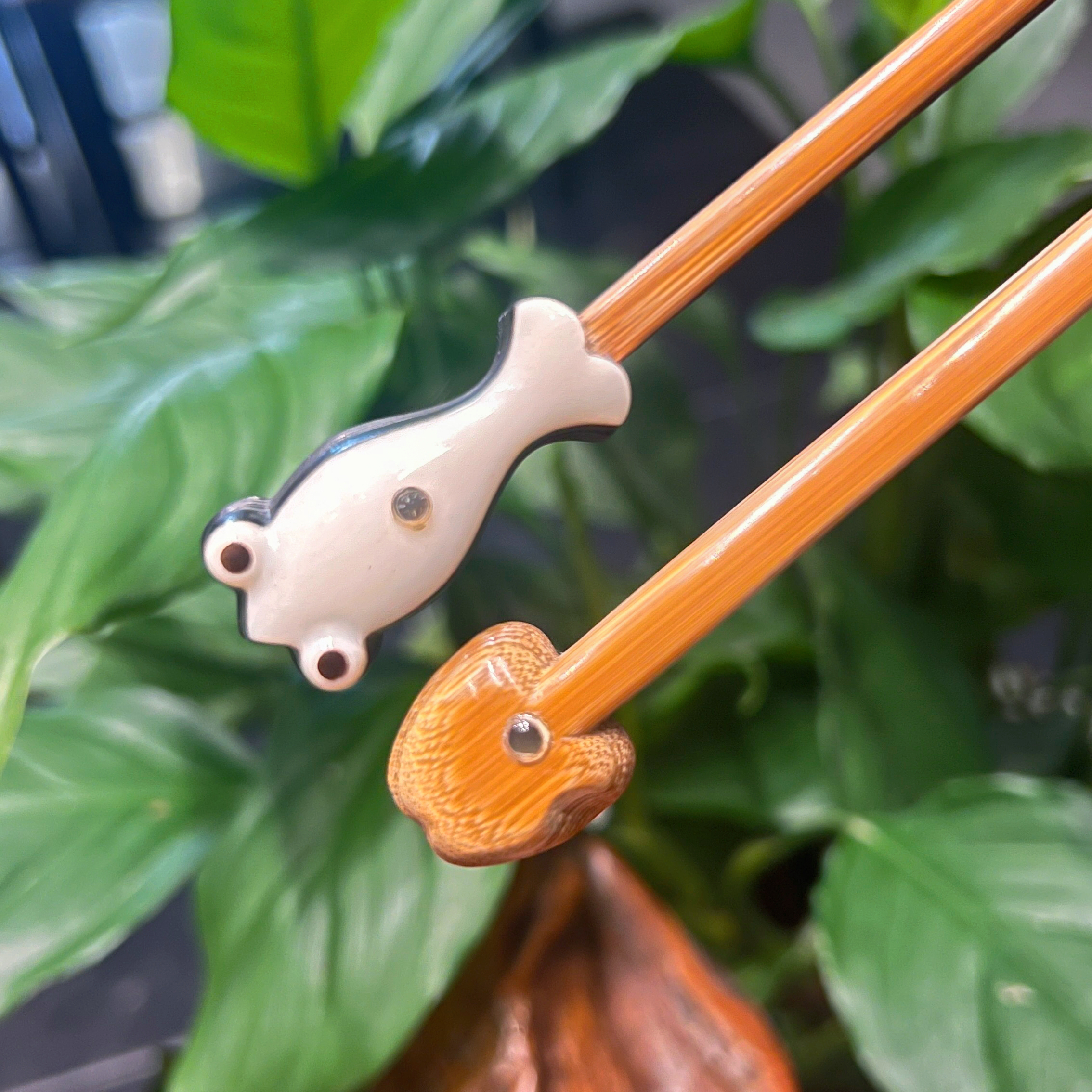 李少杰老玉竹大头型折扇 文人折扇