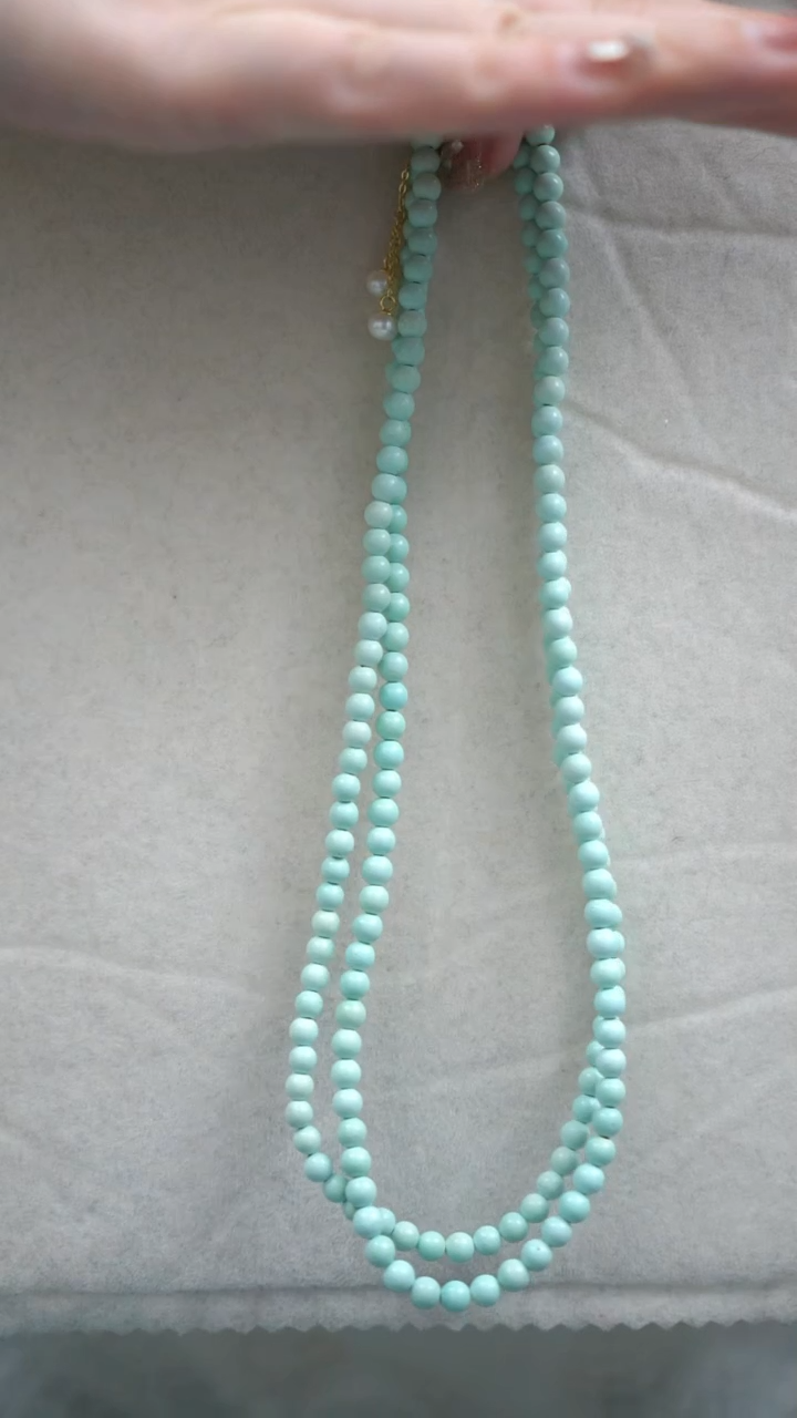 【闪购商品】绿松石珠宝奇石未镶嵌项链多样性随发一条