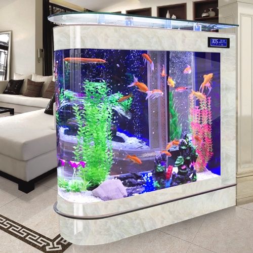 小扬哥推荐子弹头鱼缸客厅家用中型水族箱长1/1.2/1.5米生态落地