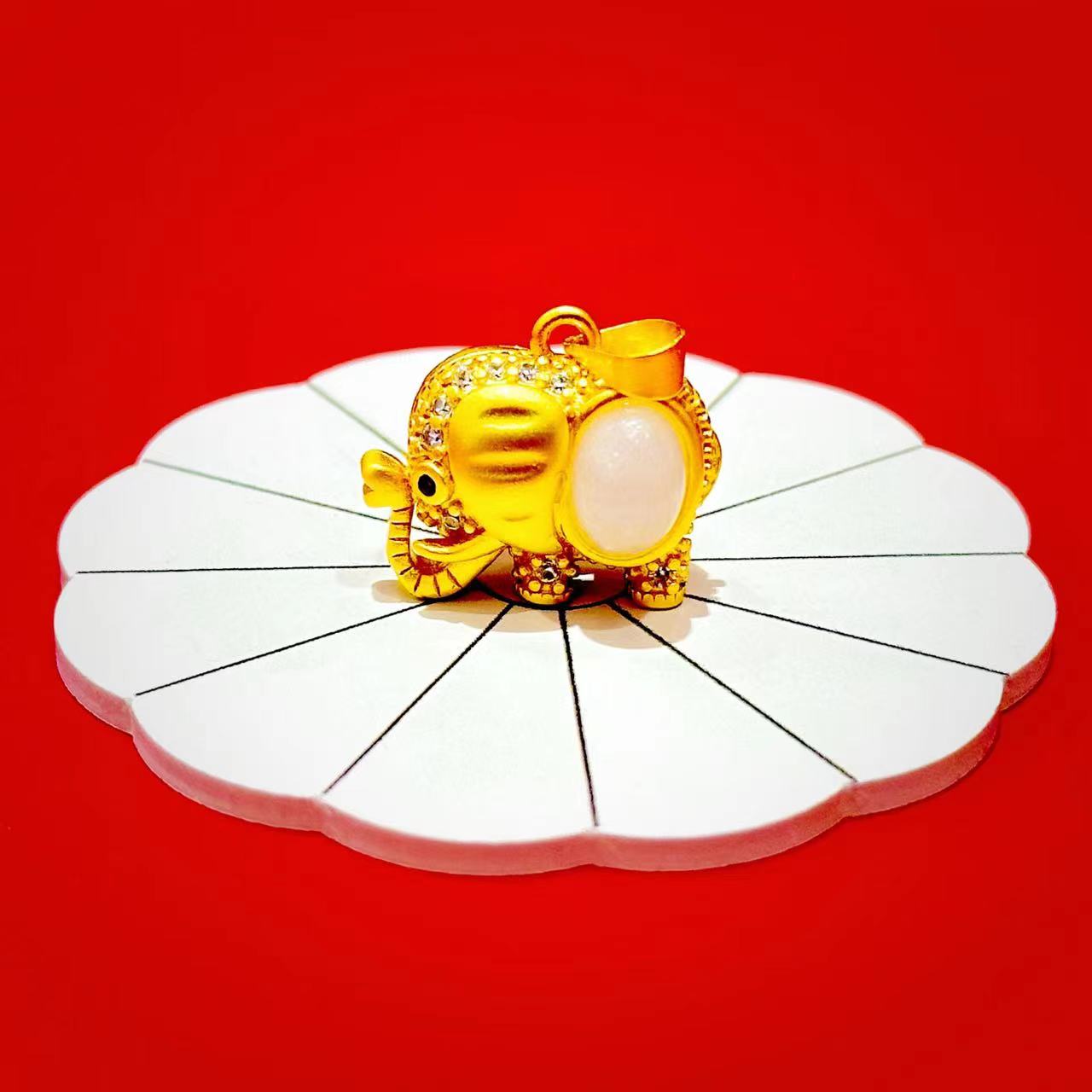 【小米专属】子非鱼品牌甄选 吉祥如意太平有象和田玉吊坠【ZDZ274】