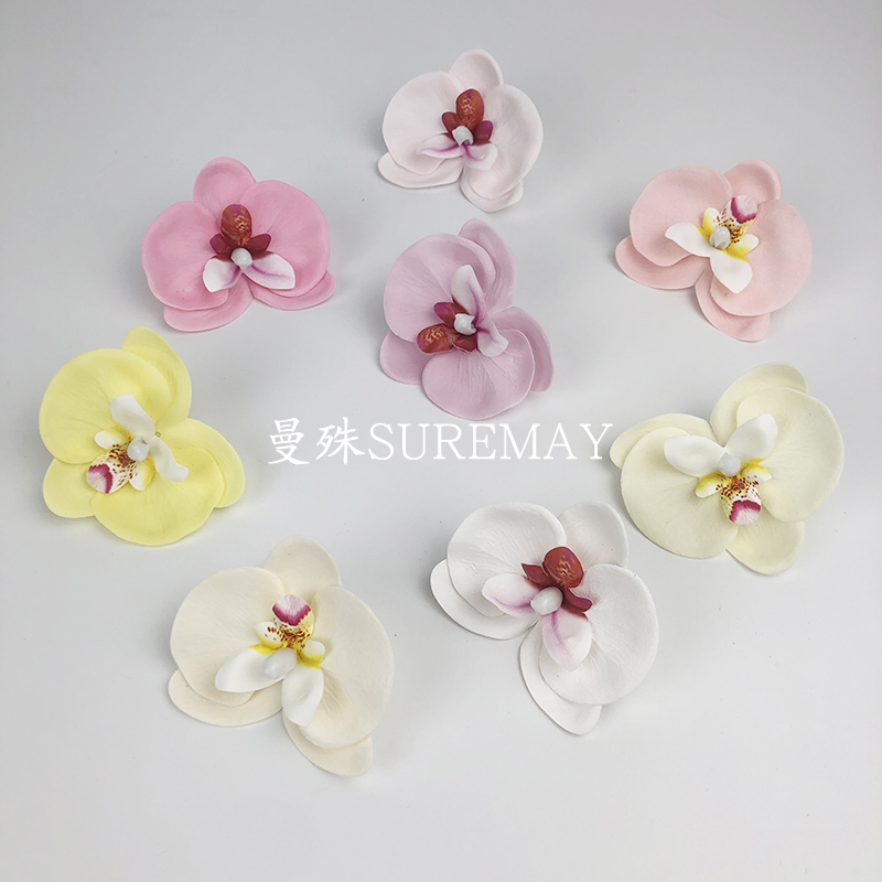 教师节韩式蝴蝶兰香皂花头摆放展示插花肥皂花伴手礼装饰dy礼盒